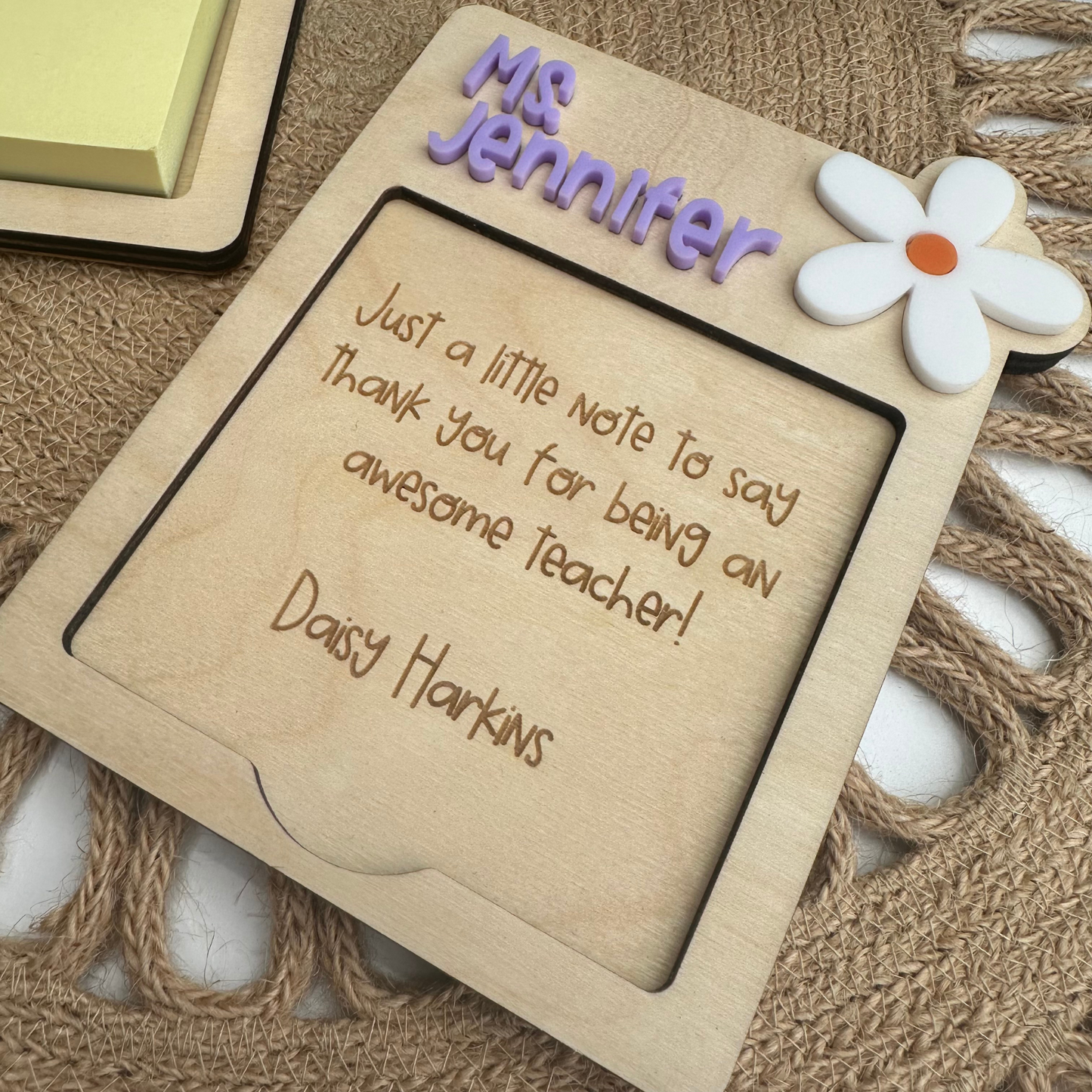 Notepad Holder, Gift for Teachers