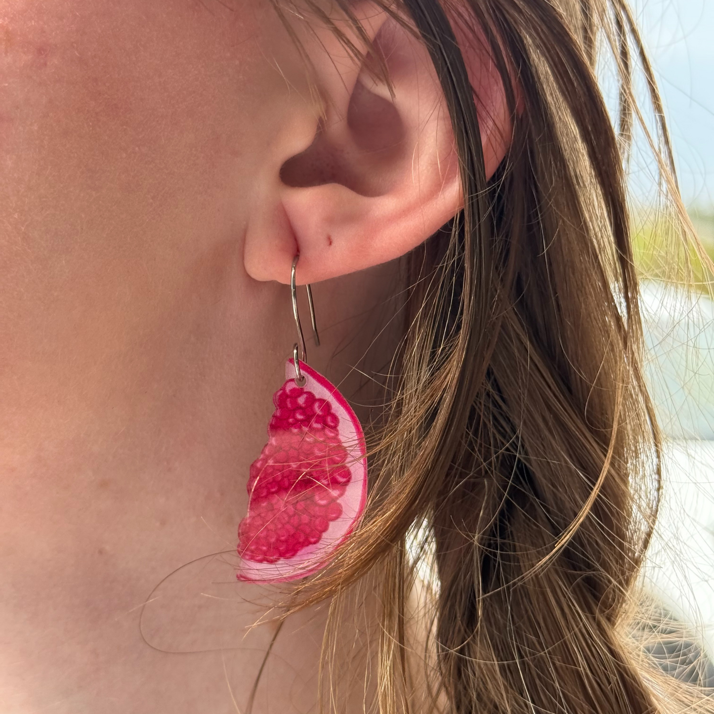 Fruit Slice Dangle Earrings – Bright, Fun, and Fresh!
