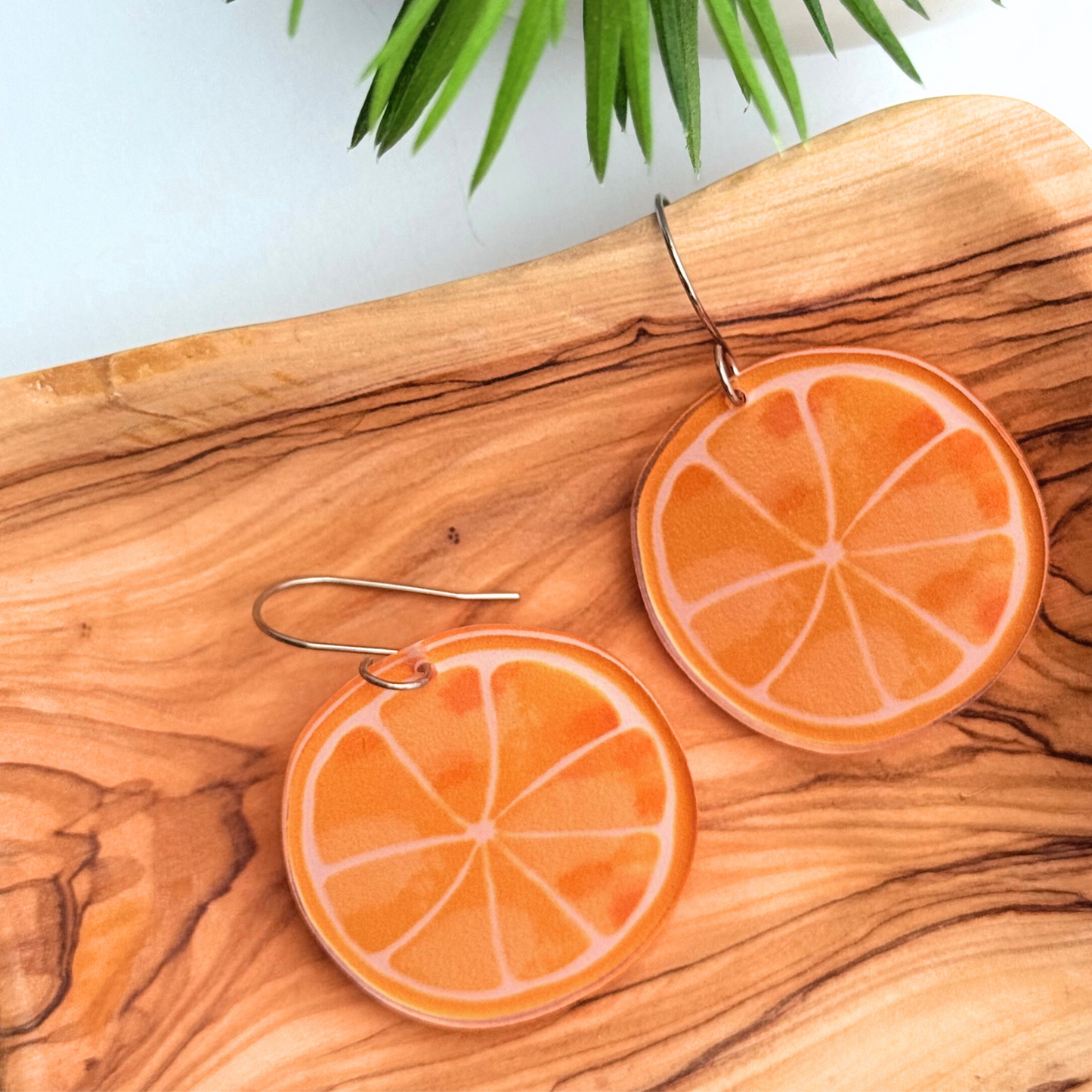Fruit Slice Dangle Earrings – Bright, Fun, and Fresh!
