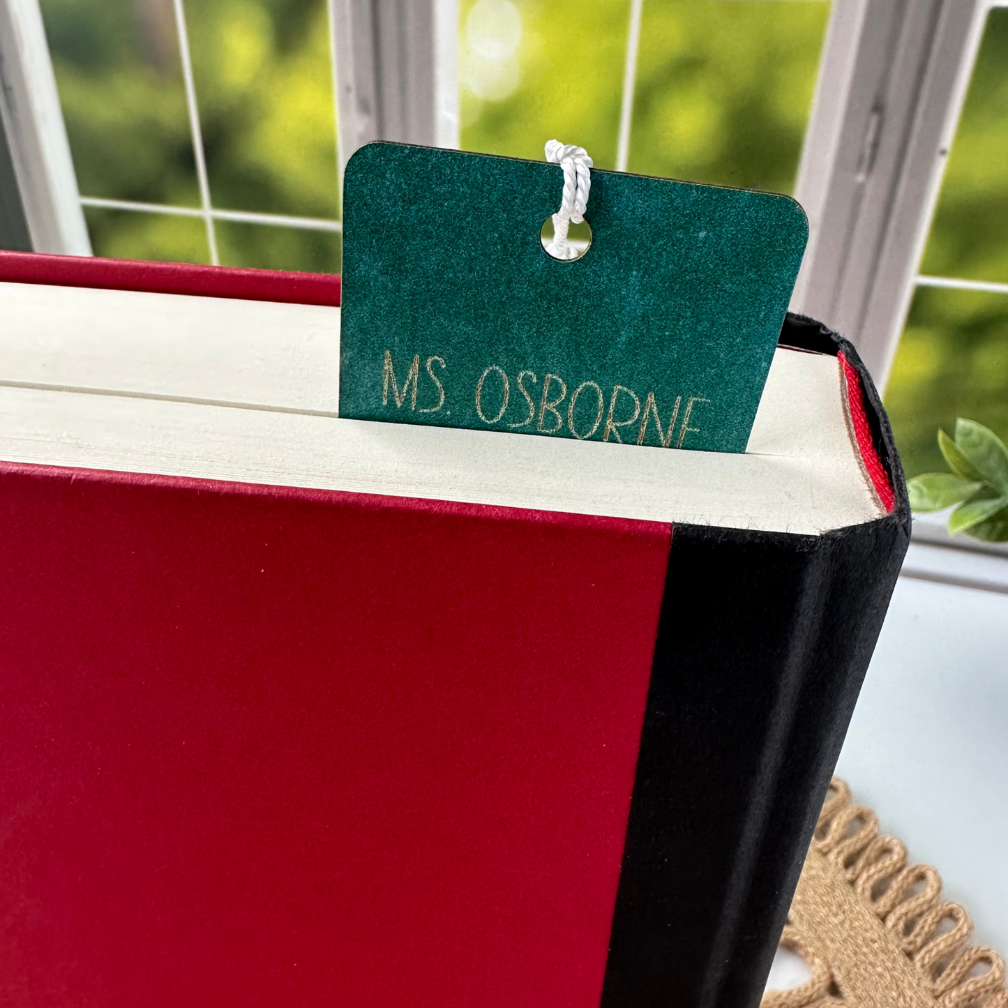 Personalized Engraved Bookmark - Teacher Appreciation Gift