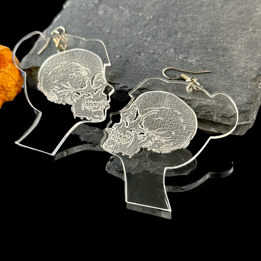 Female Skull Earrings