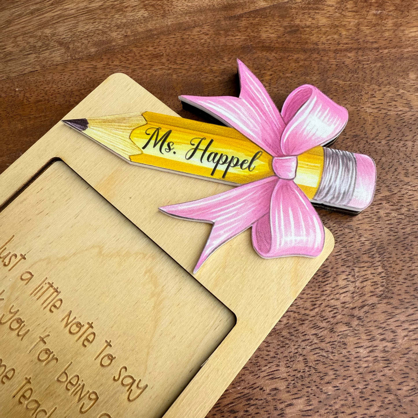 Notepad Holder, Gift for Teachers