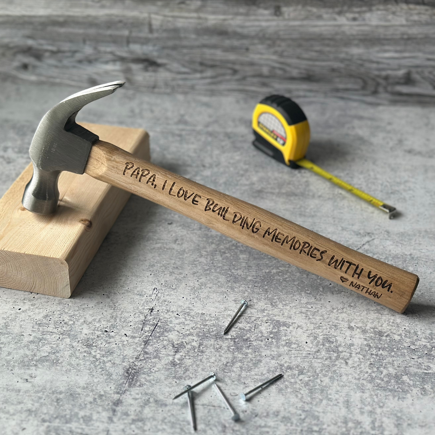 Custom Engraved Hammer, Father's Day Gift, Gift for Dad