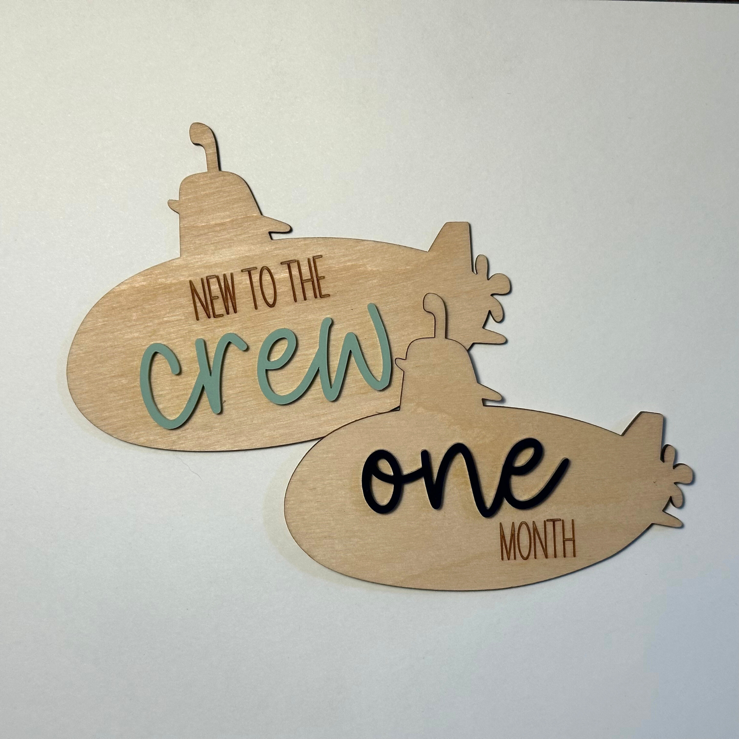 Submarine Baby Milestone Cards- CLEARANCE