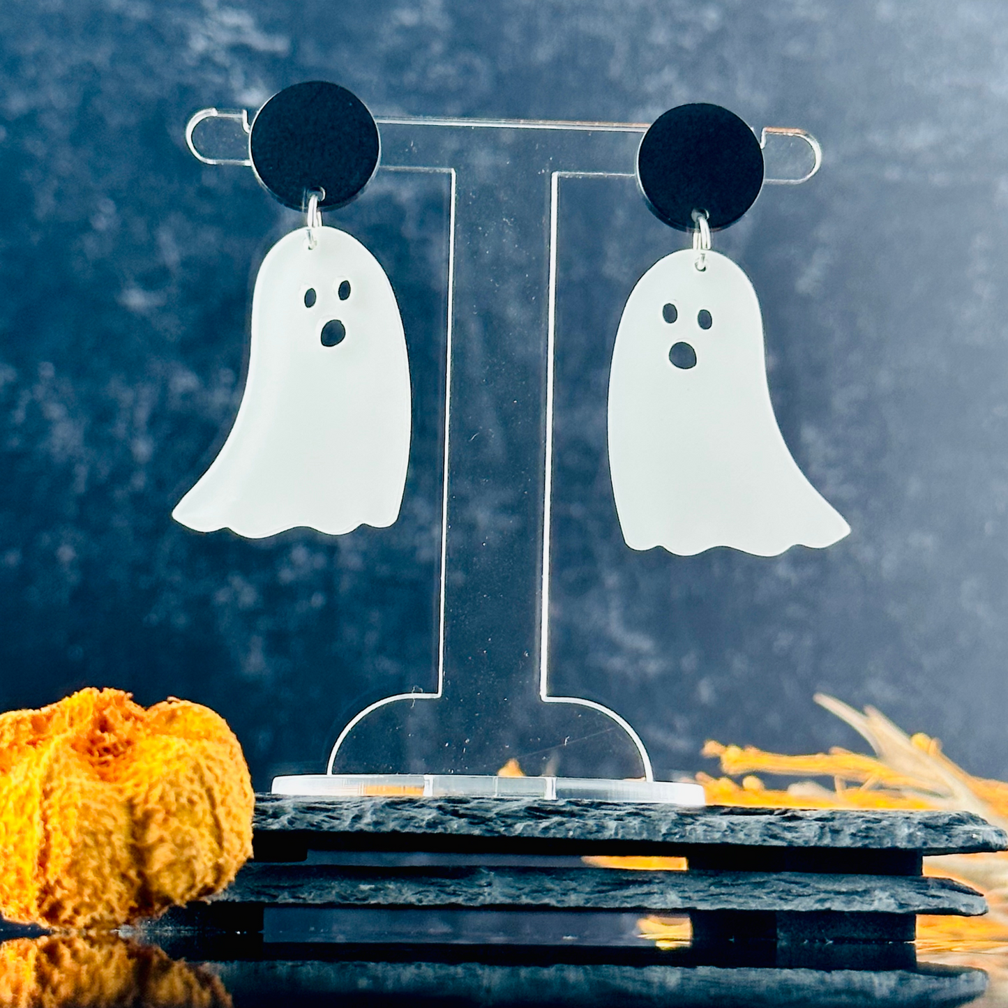 Glow-in-the-Dark Ghost Earrings