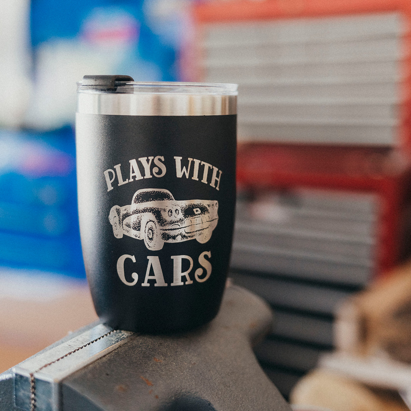 Dad and Kids Matching Tumblers, Tumbler for Dad, Car Enthusiast Gift