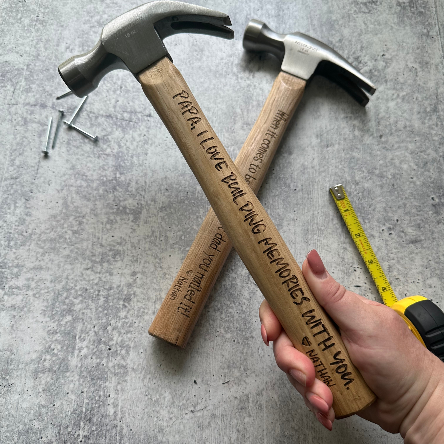 Custom Engraved Hammer, Father's Day Gift, Gift for Dad