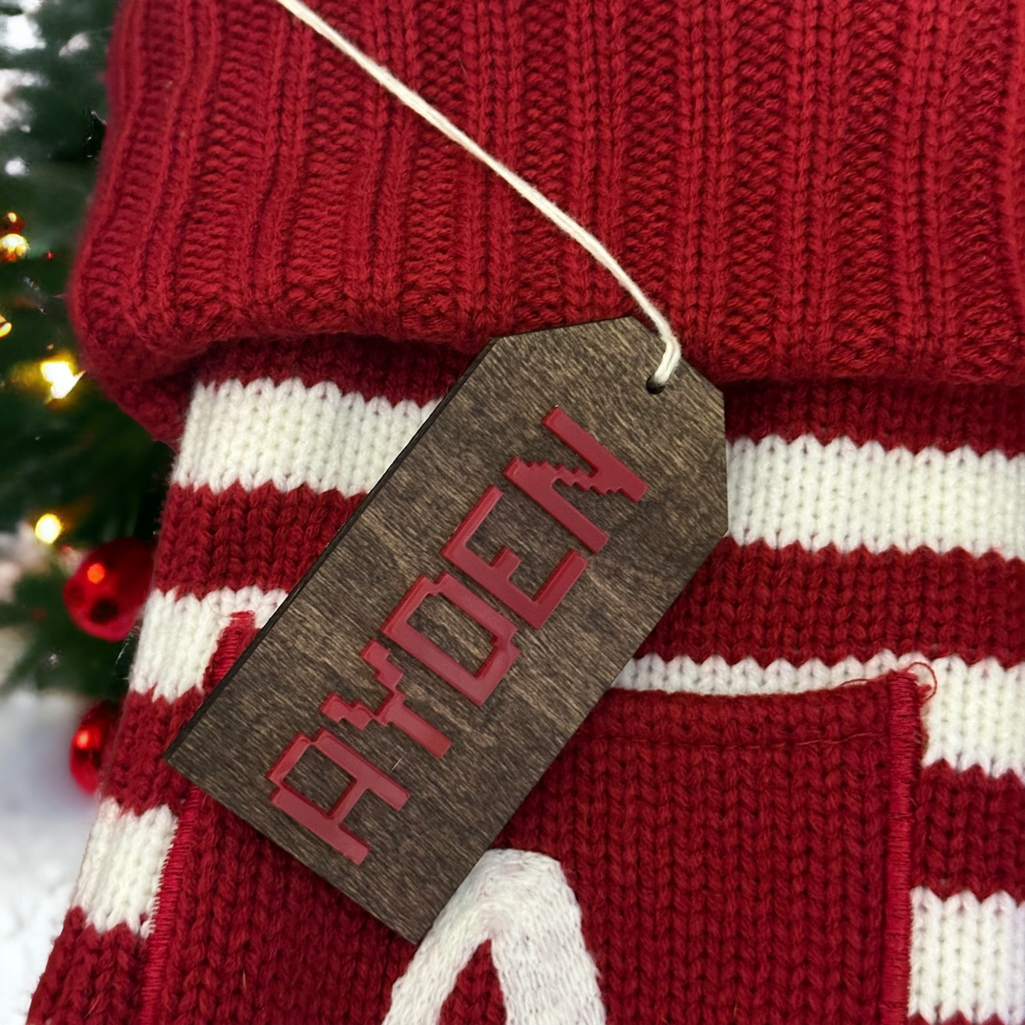 Custom Stocking Tags