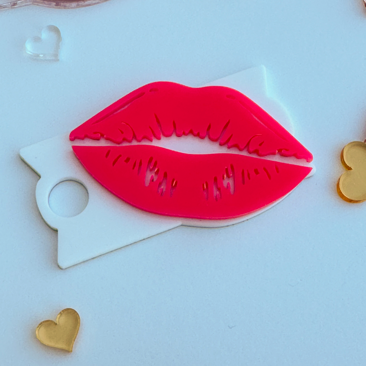 Tumbler Topper, 40oz, 30oz or 20oz cup topper, Lips Tumbler Topper