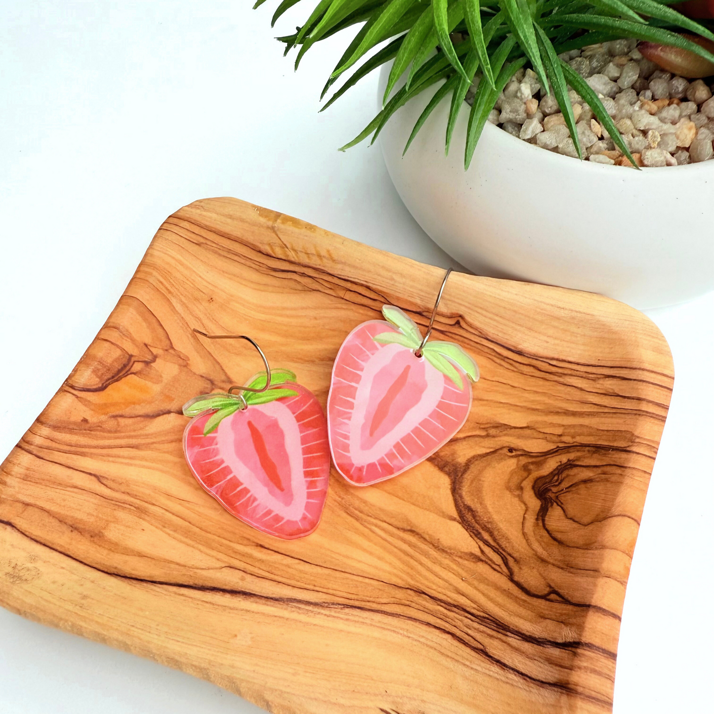 Fruit Slice Dangle Earrings – Bright, Fun, and Fresh!