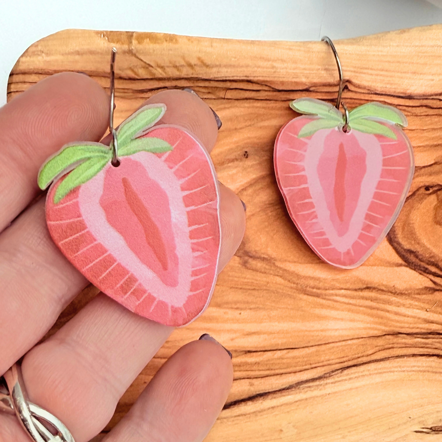 Fruit Slice Dangle Earrings – Bright, Fun, and Fresh!