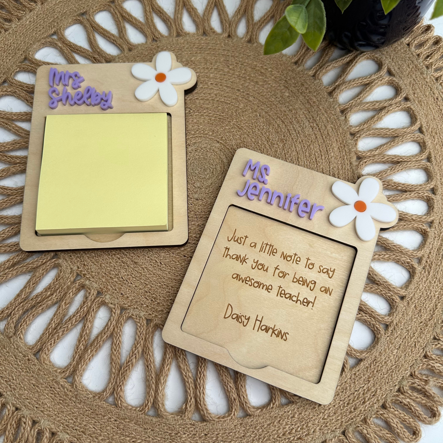Notepad Holder, Gift for Teachers