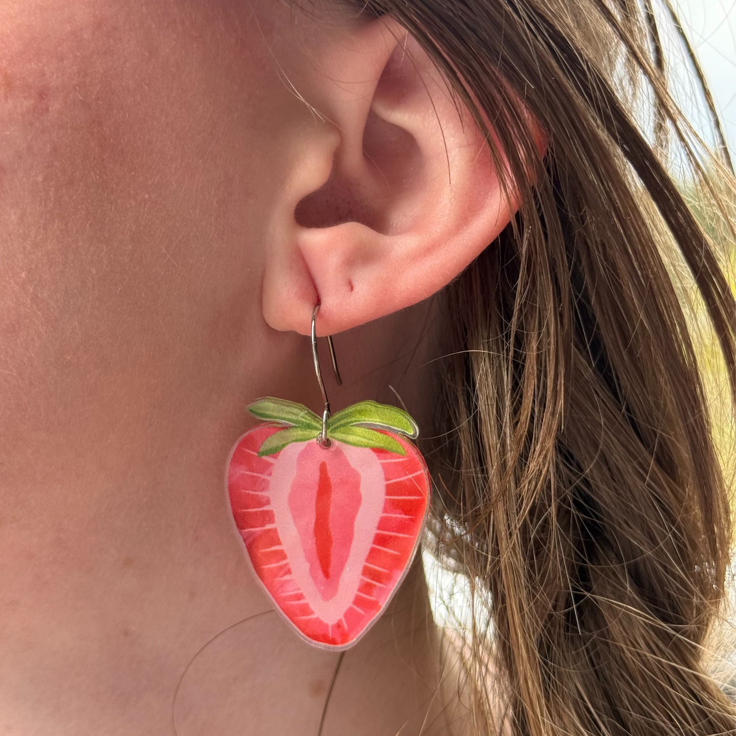 Fruit Slice Dangle Earrings – Bright, Fun, and Fresh!