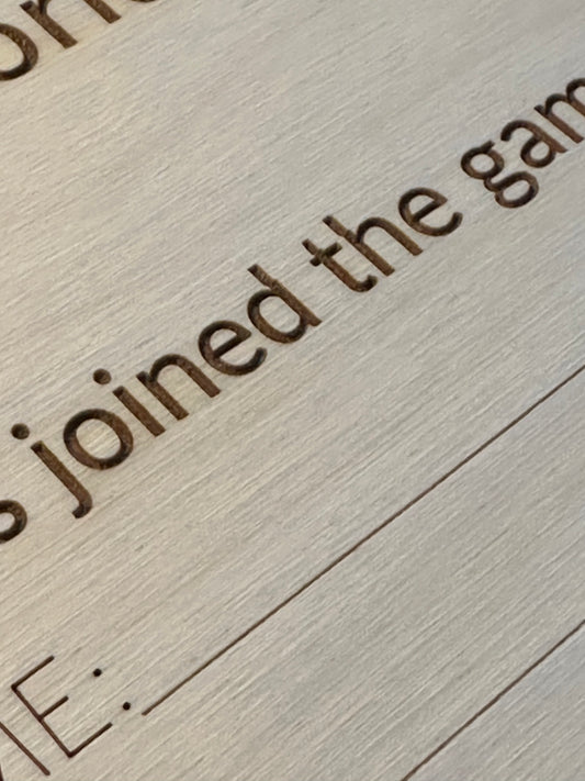 Gamer Birth Announcement Sign- CLEARANCE