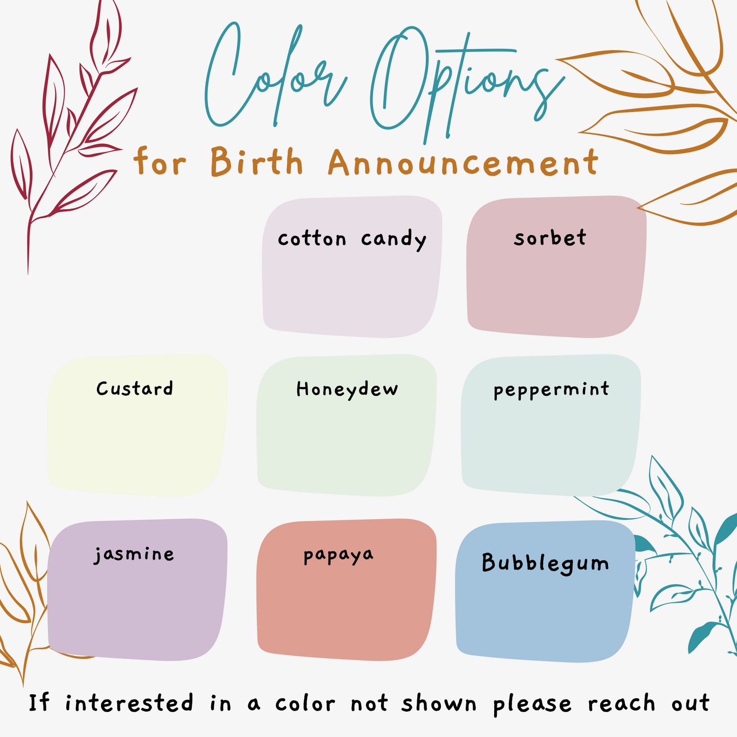 Wildflower Baby Milestone Cards
