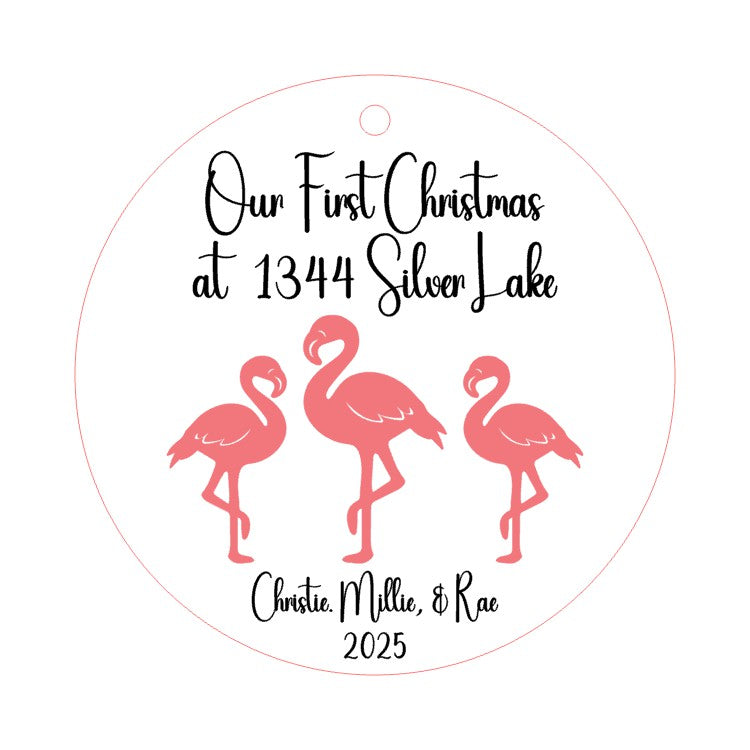 Custom Order for Emily: Flamingo Ornament