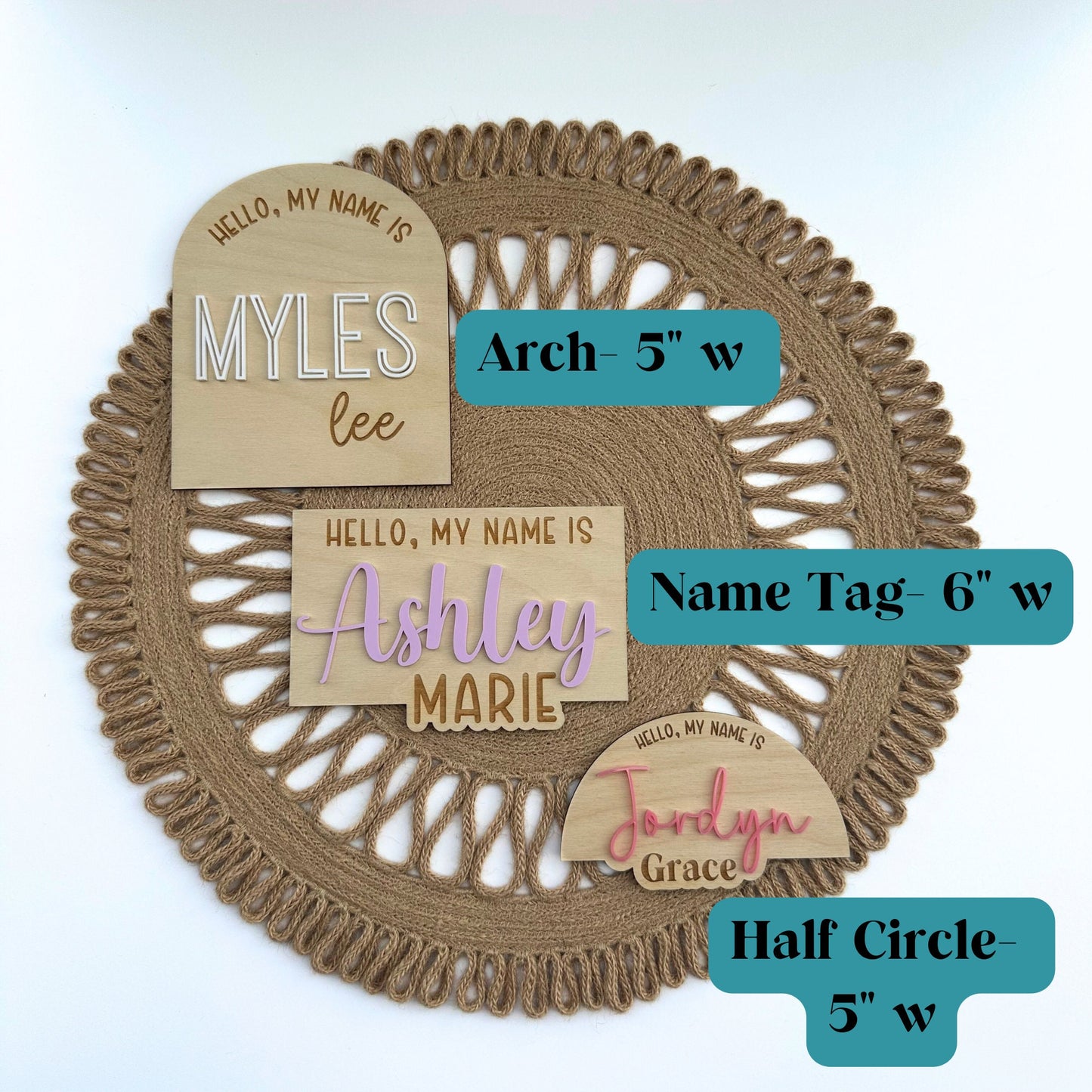 Personalized Baby Name Sign, Newborn Photo Prop, Baby Shower Gift