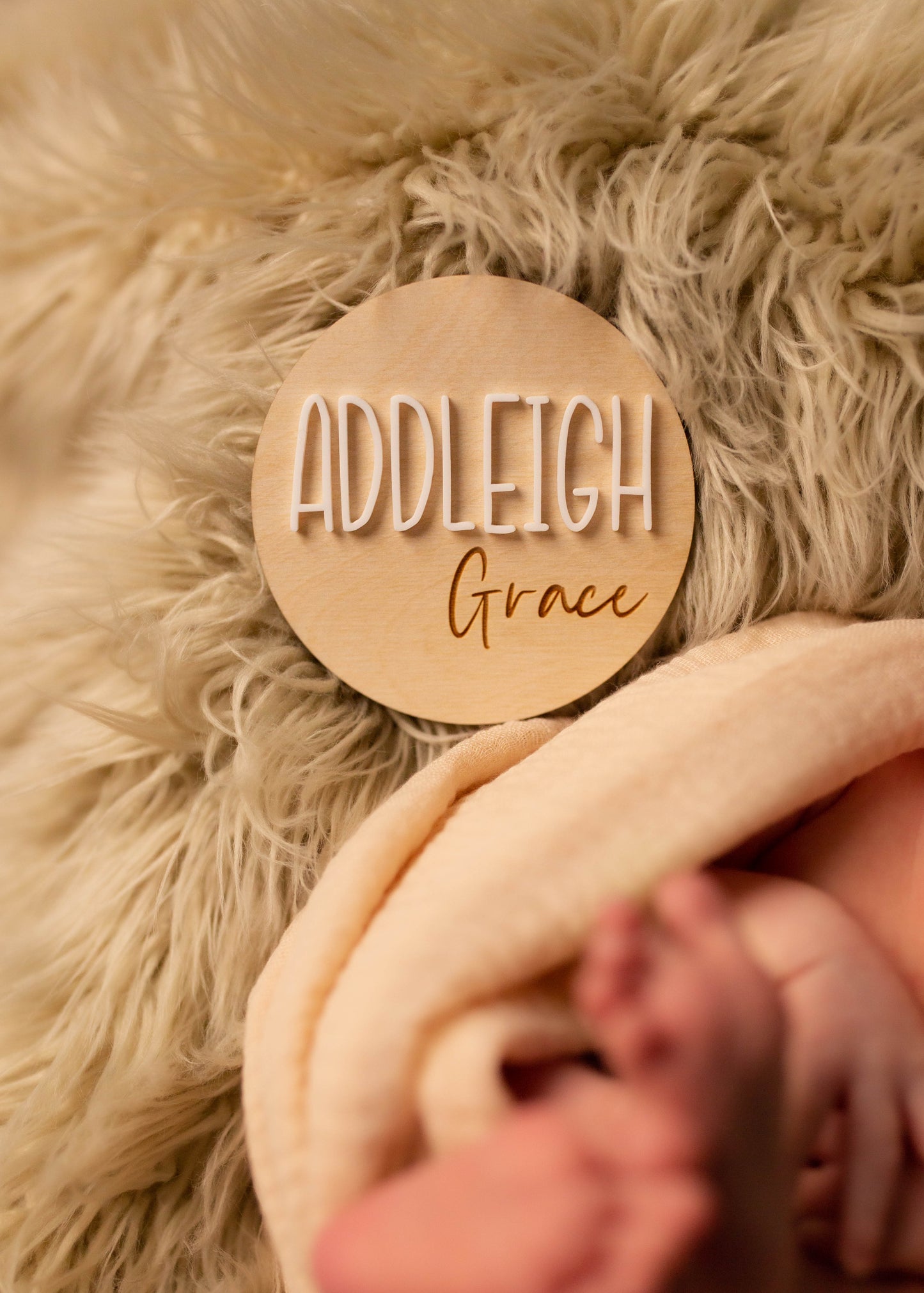 Addleigh Grace Baby Name Sign