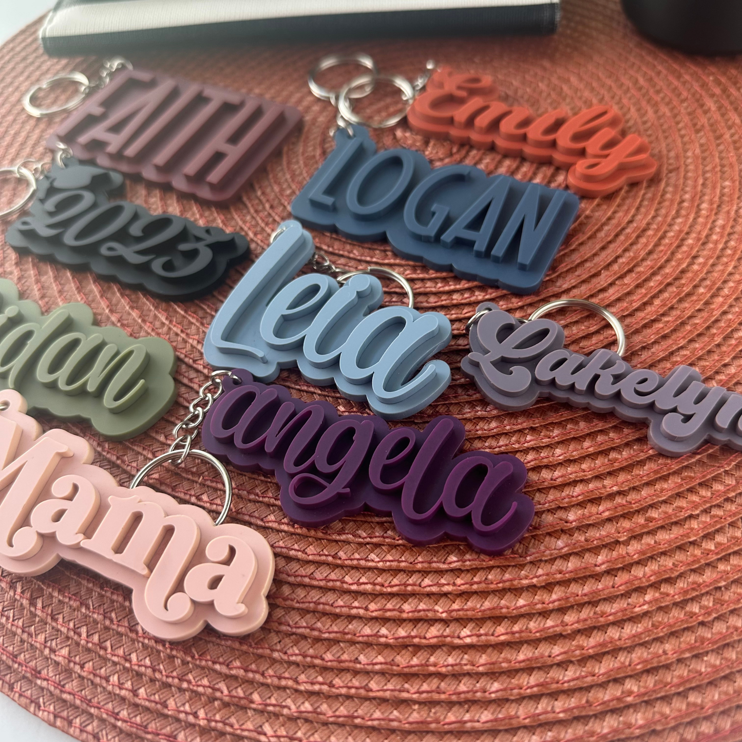 Monotone Keychains
