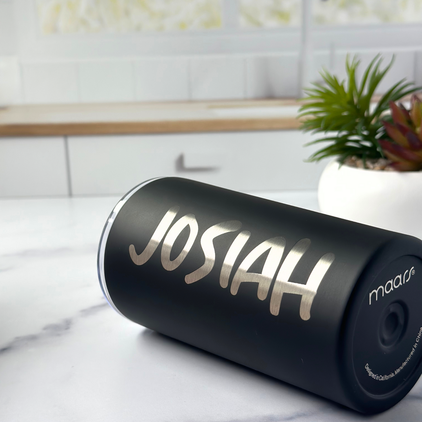 12 oz Skinny Tumbler, Custom Name
