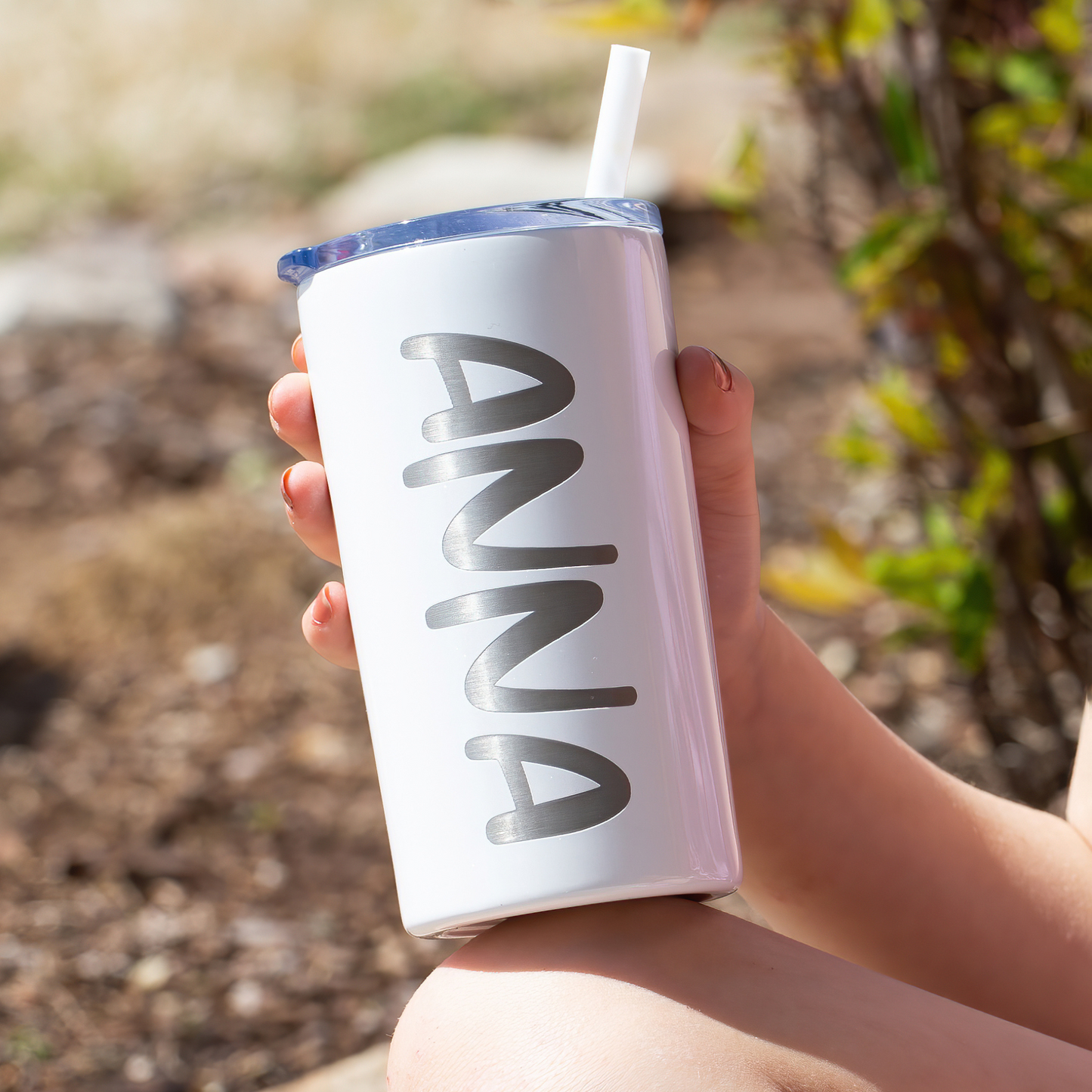 12 oz Skinny Tumbler, Custom Name