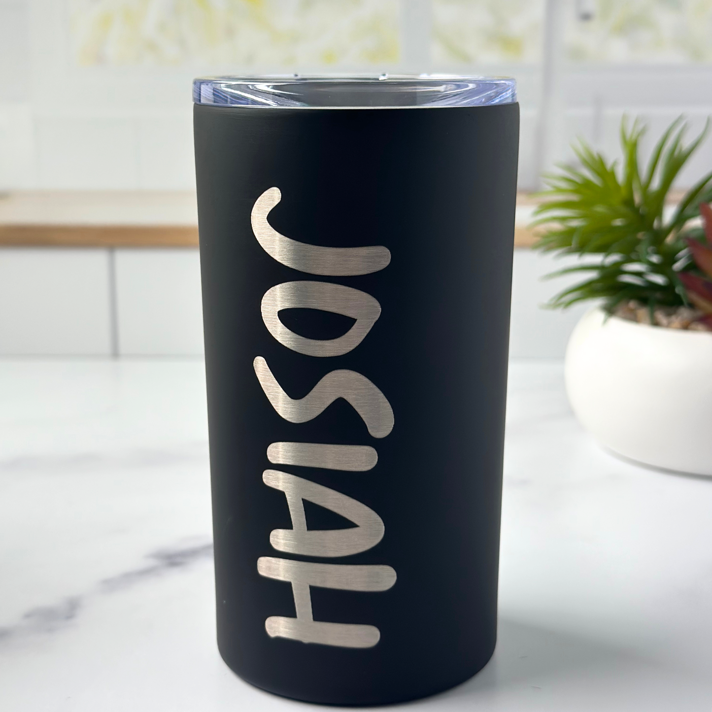 12 oz Skinny Tumbler, Custom Name