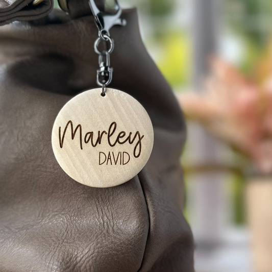 Diaper Bag Tag, Multiple Fonts Available