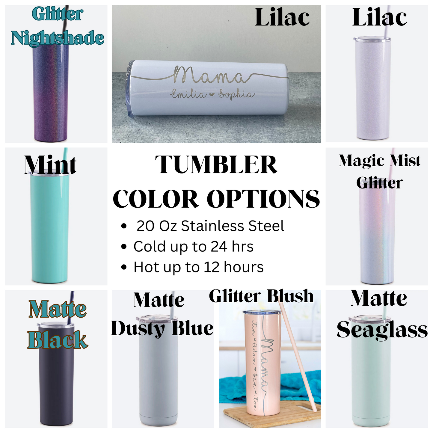 Mama 20 Oz Custom Tumbler