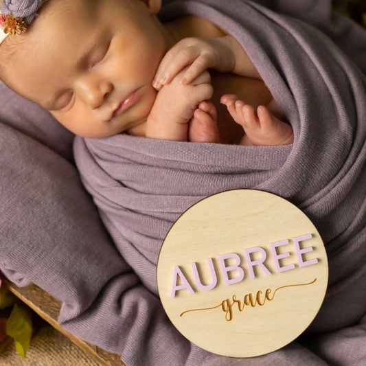 Aubree Grace Name Sign