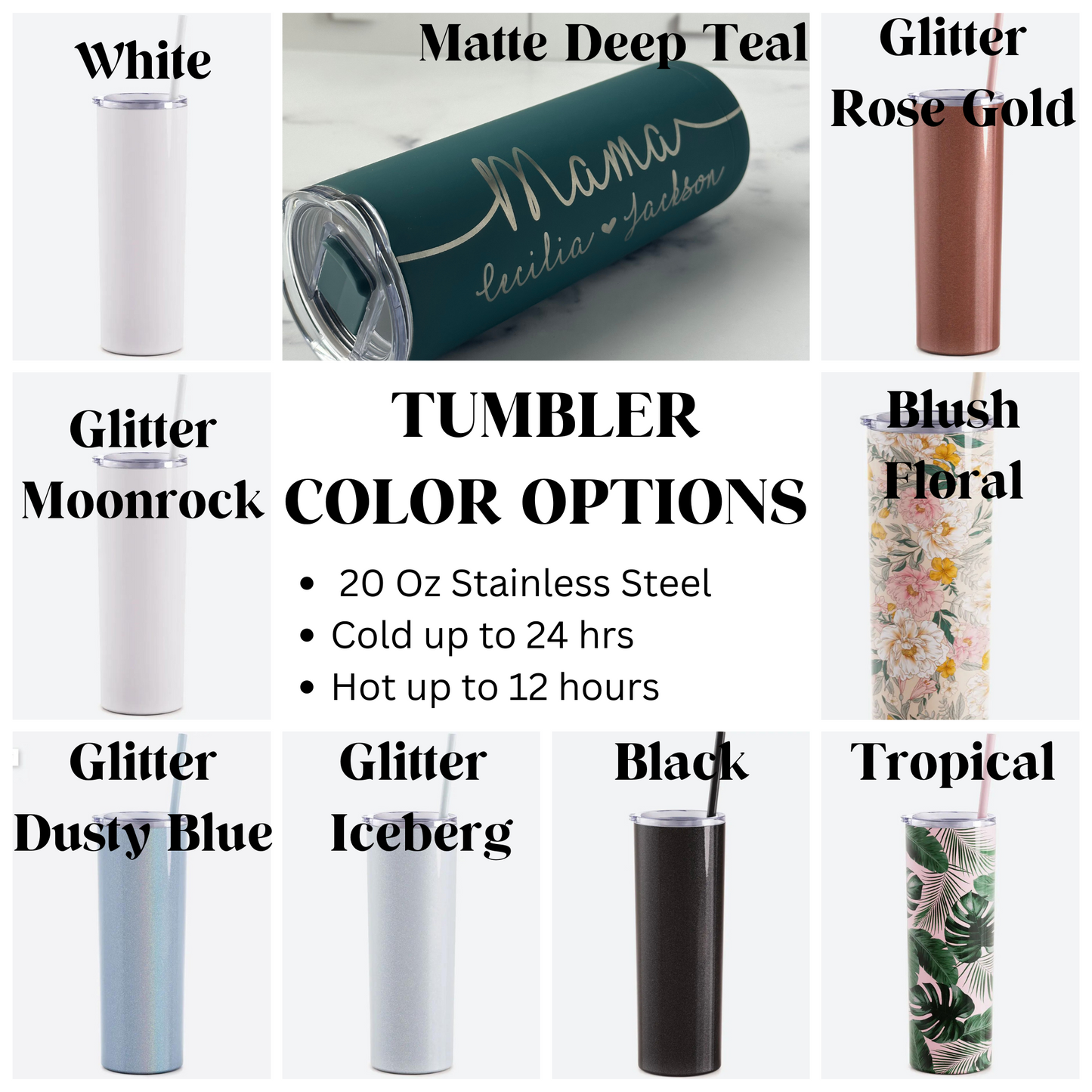 Mama 20 Oz Custom Tumbler