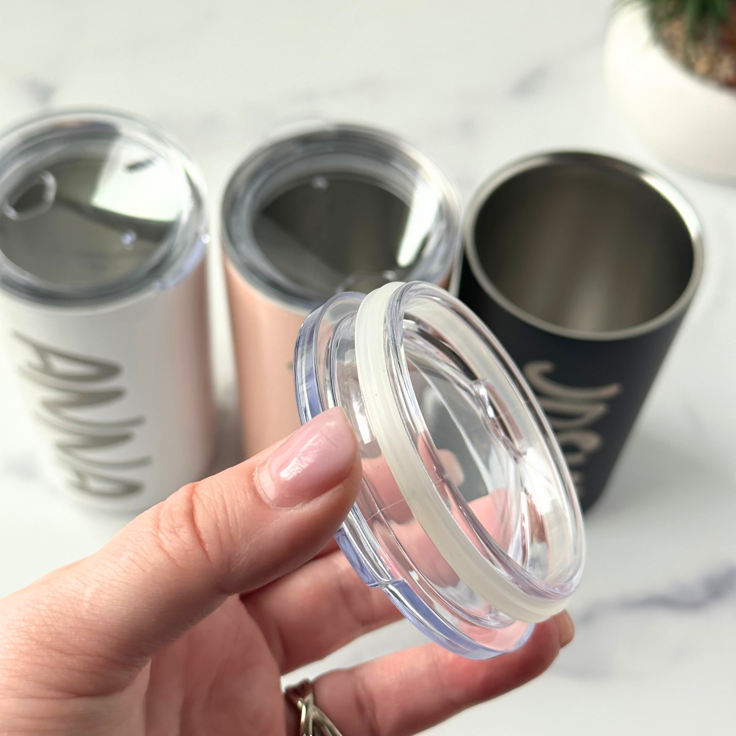 12 oz Skinny Tumbler, Custom Name