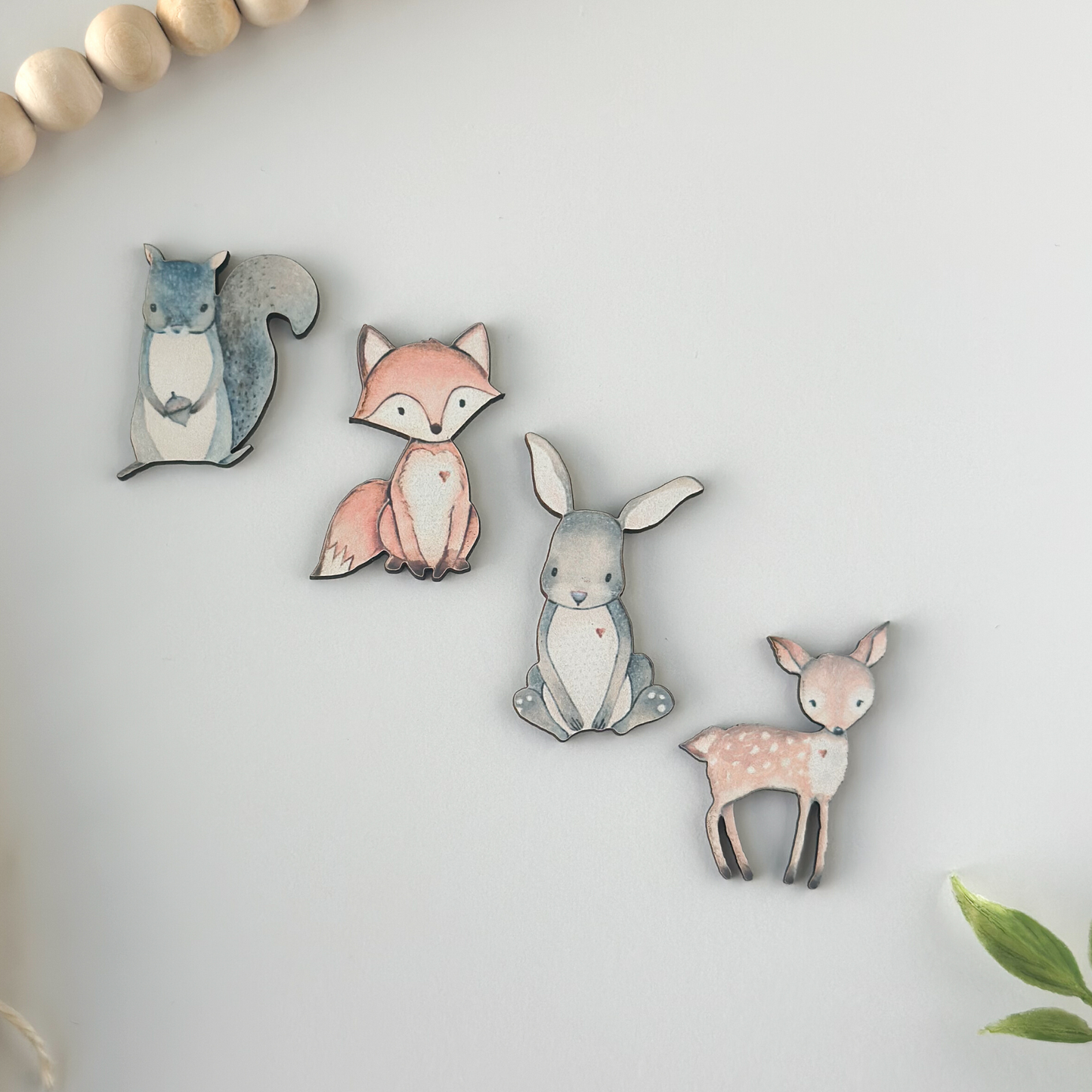 Woodland Animal Birth Announcement