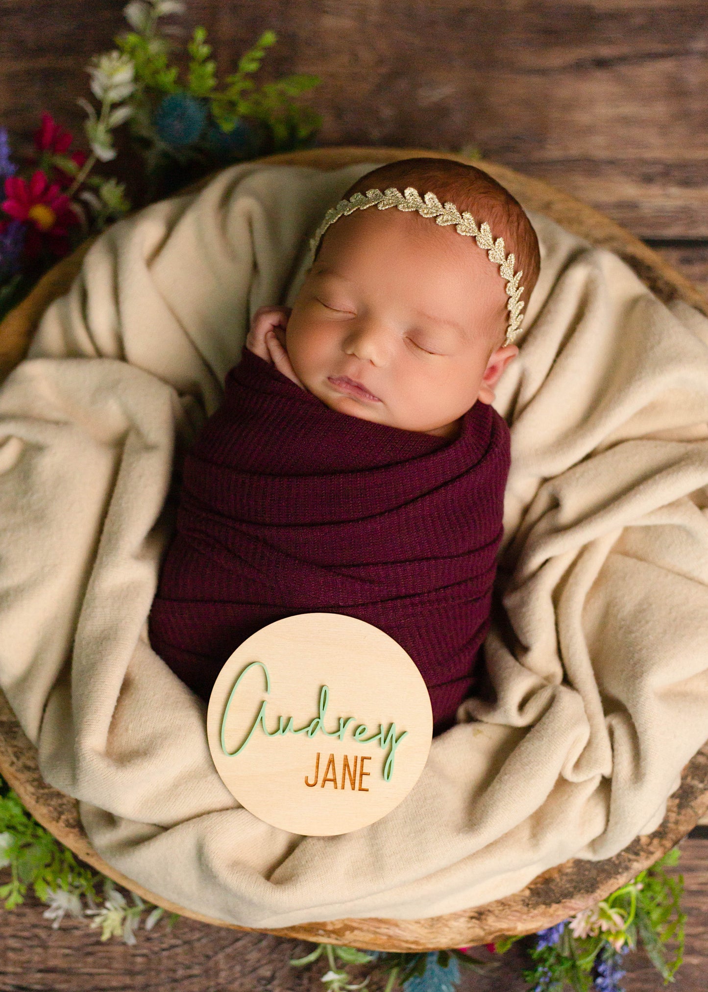 Wood Name Sign, Personalized Baby Name Sign, Baby Shower Gift, Newborn Photo Prop