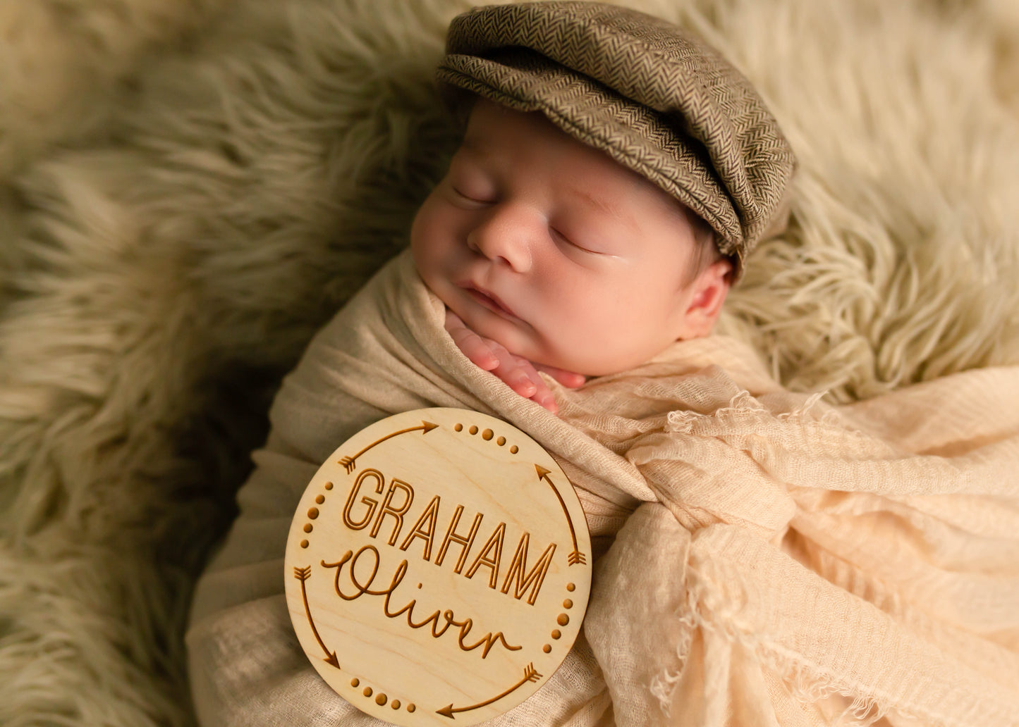 Graham Oliver Baby Name Sign