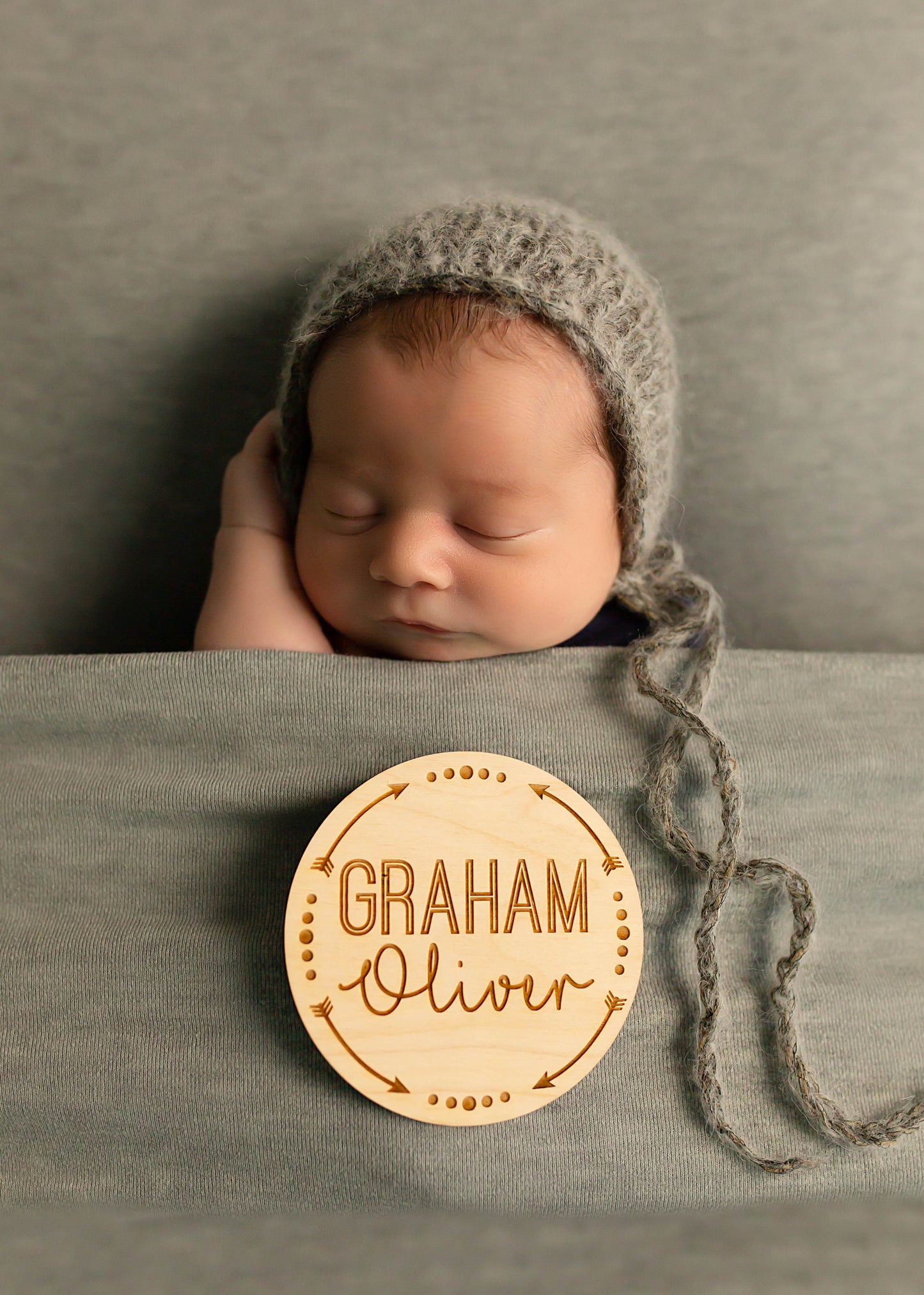 Graham Oliver Baby Name Sign