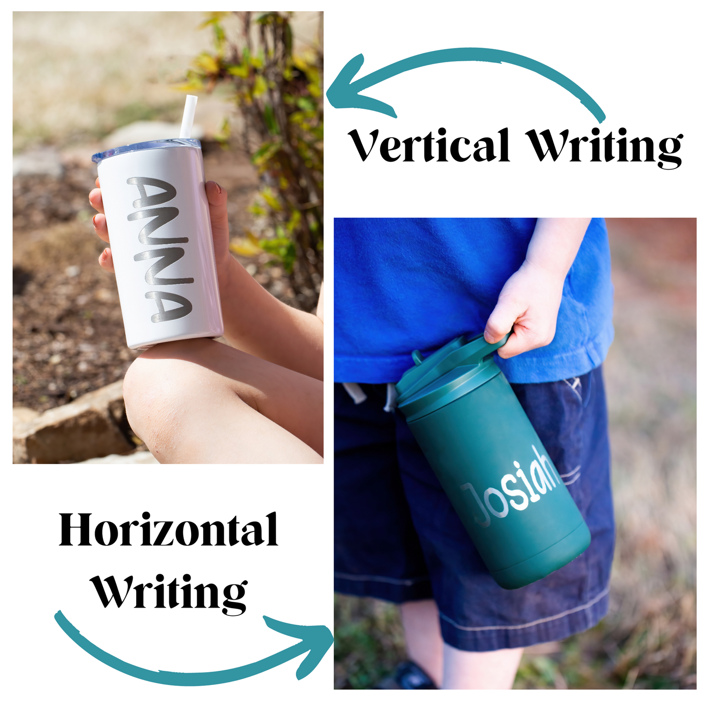 12 oz Skinny Tumbler, Custom Name