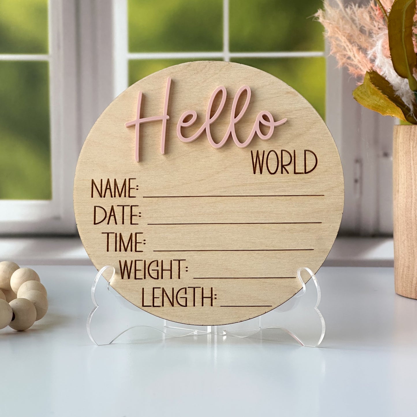 Hello World Birth Announcement