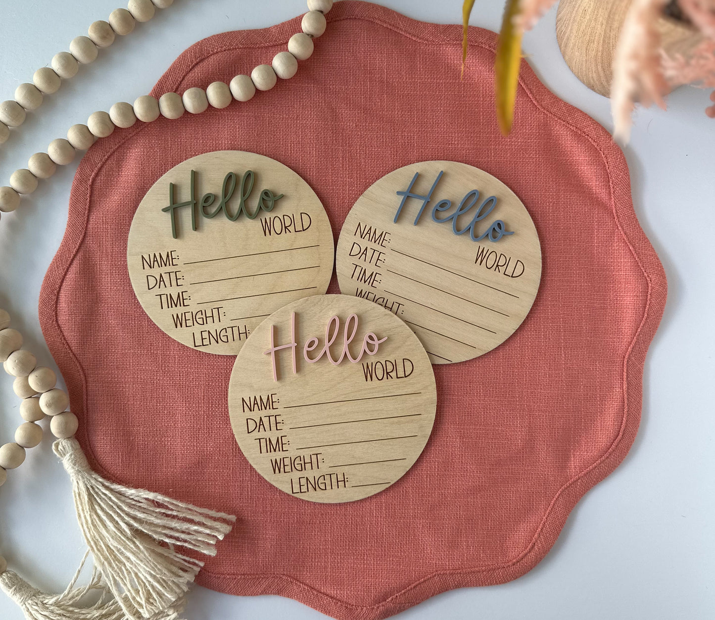 Hello World Birth Announcement