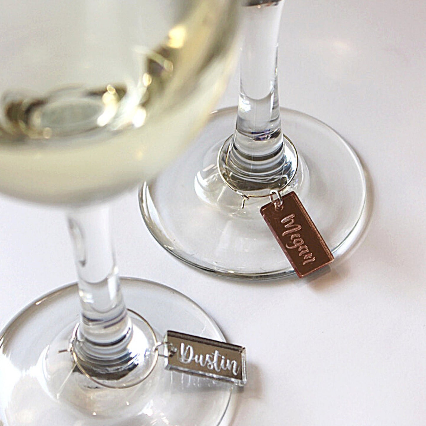 Personalized Wine Charms, Wine Wedding Favors, Wedding Guest Gift