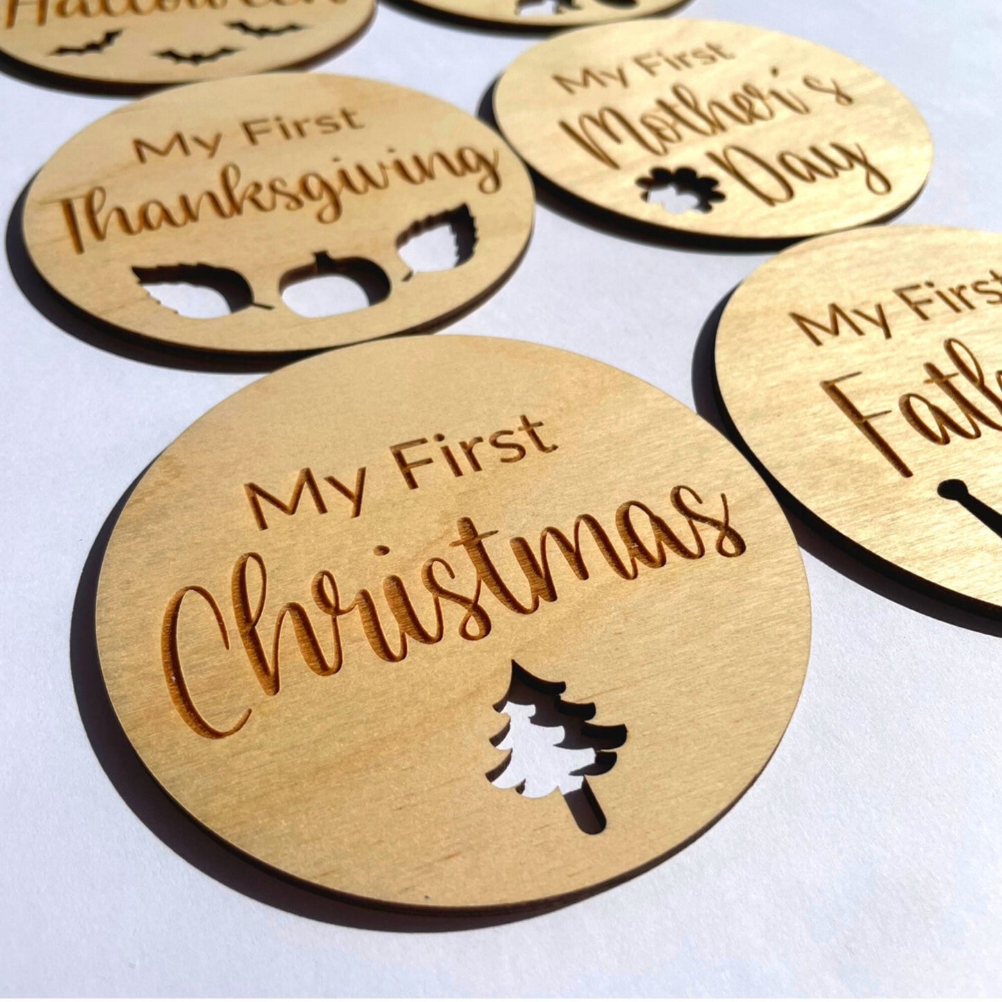 My First Holiday Milestones, Holiday Milestone Cards