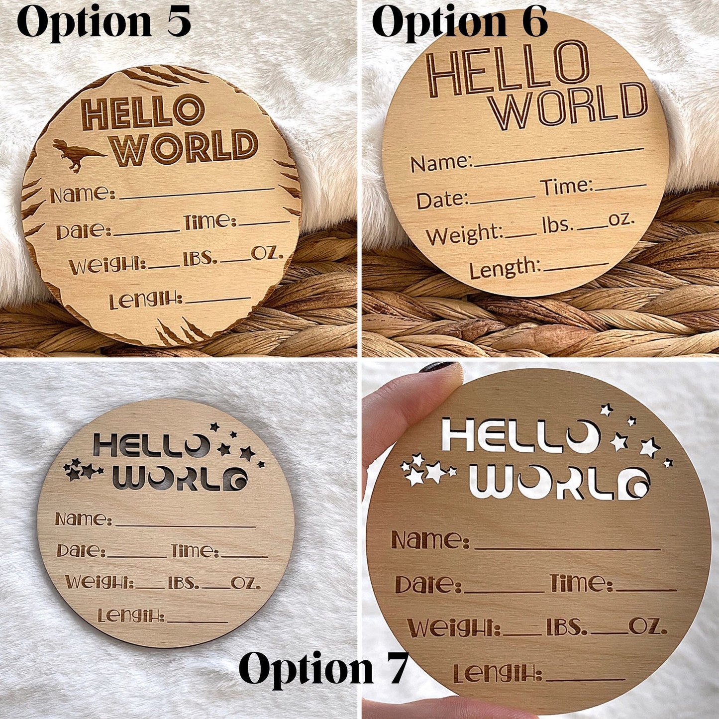 Baby Birth Stats Sign, Birth Announcement Sign