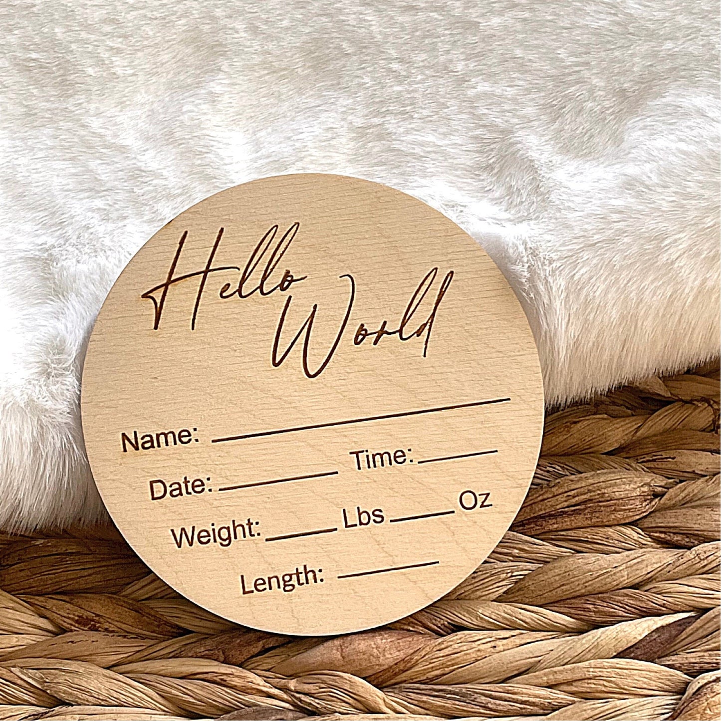 Baby Birth Stats Sign, Birth Announcement Sign