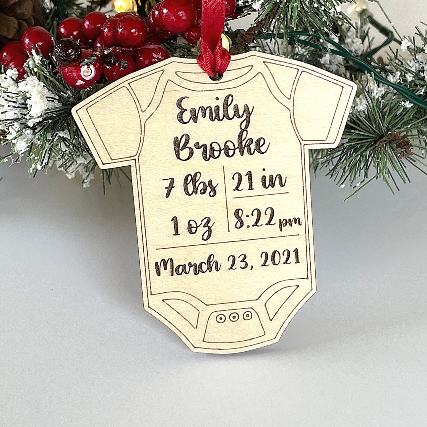 Twins First Christmas Ornament