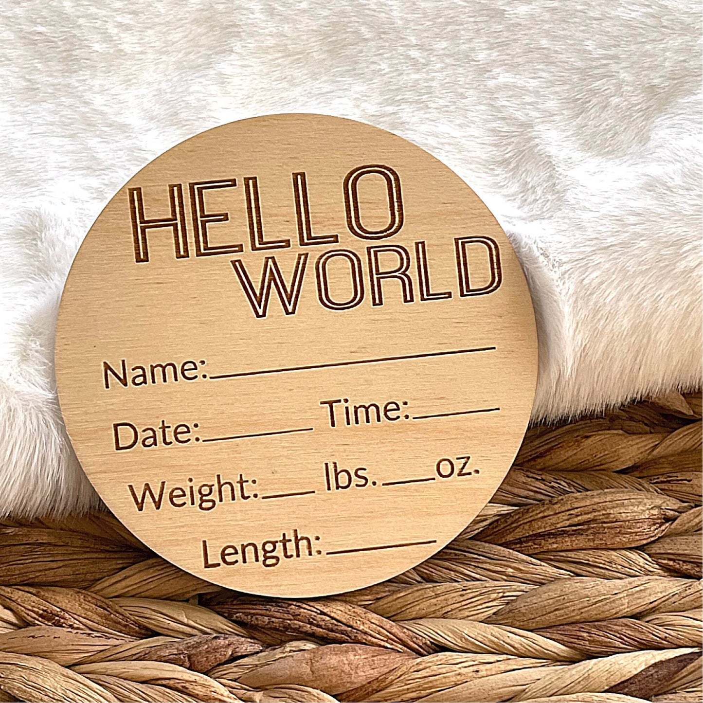 Baby Birth Stats Sign, Birth Announcement Sign