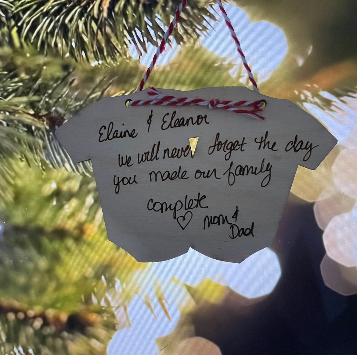 Twins First Christmas Ornament