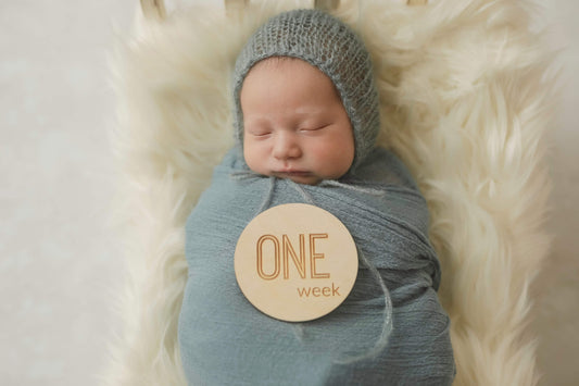 Engraved Monthly Milestone Cards