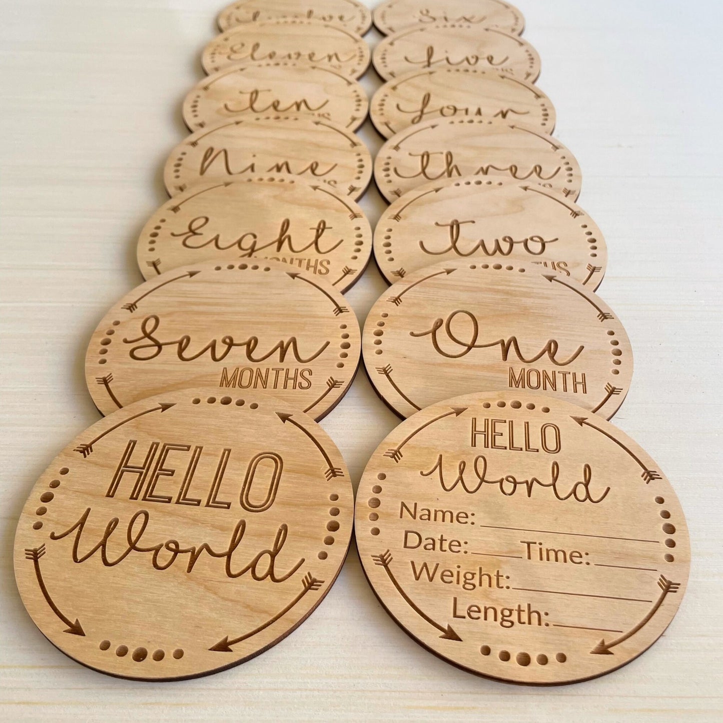 Graham Oliver Baby Milestone Cards