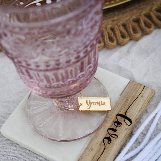 Personalized Wine Charms, Wine Wedding Favors, Wedding Guest Gift