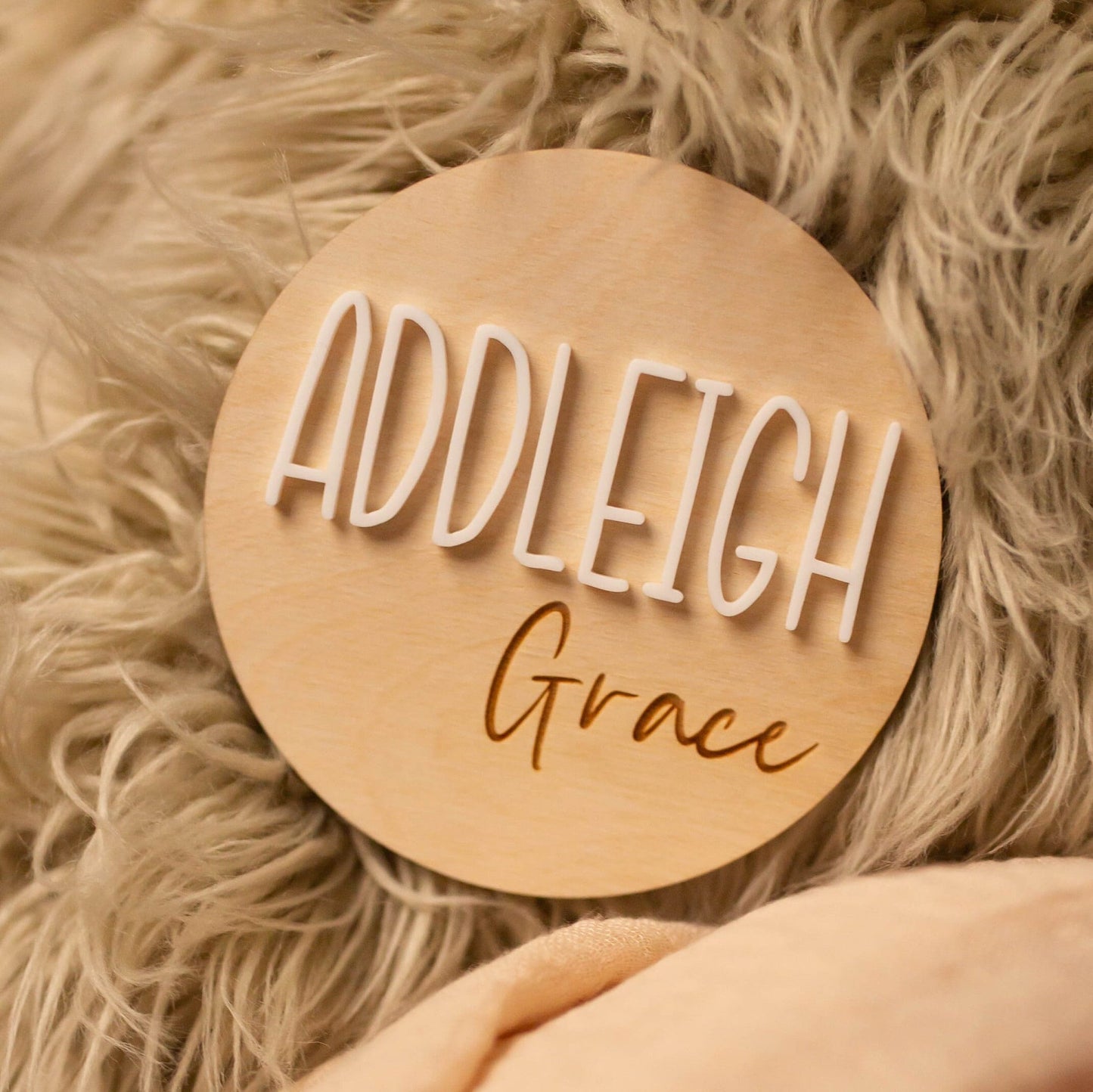 Addleigh Grace Baby Name Sign