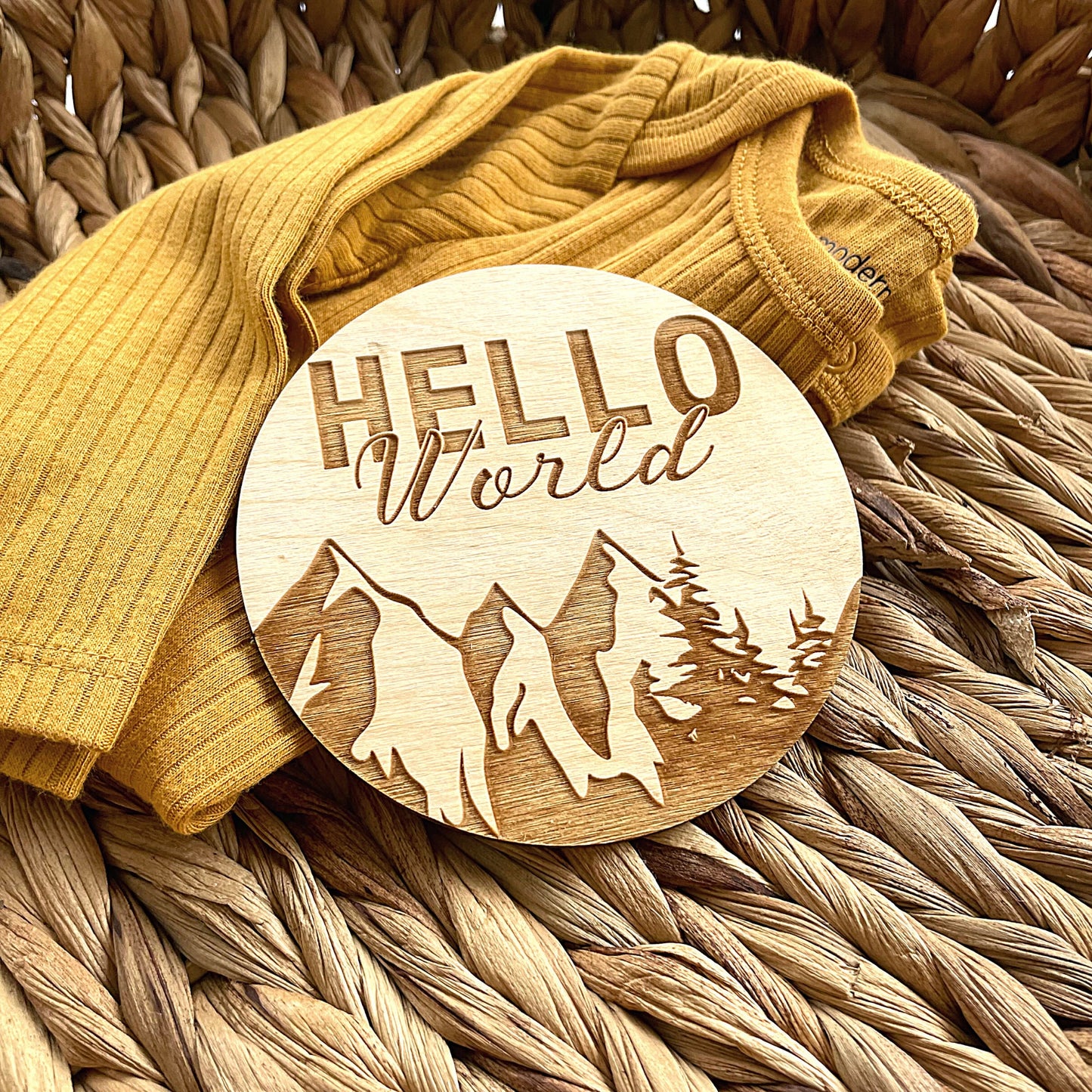 Mountain Theme Baby Milestone Cards